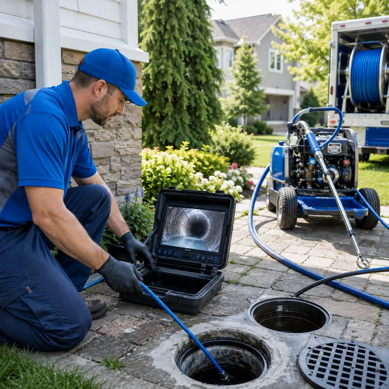 Outdoor drain cleaning professionals serving Brownell, KS