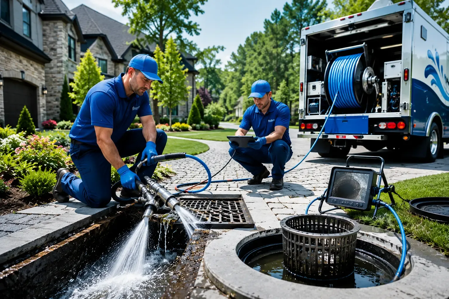 Local outdoor drain cleaning professionals in Brownell, KS